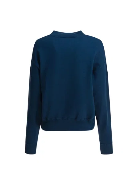Bluza Chloe z logo niebieska