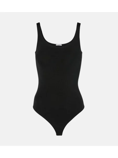 Body Wolford din jerseu negru
