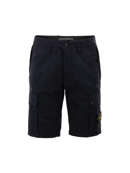Szorty cargo Stone Island z kamieniami niebieskie