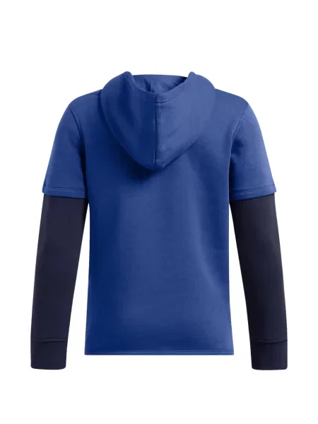 Bluza z kapturem dziecięca Under Armour niebieska