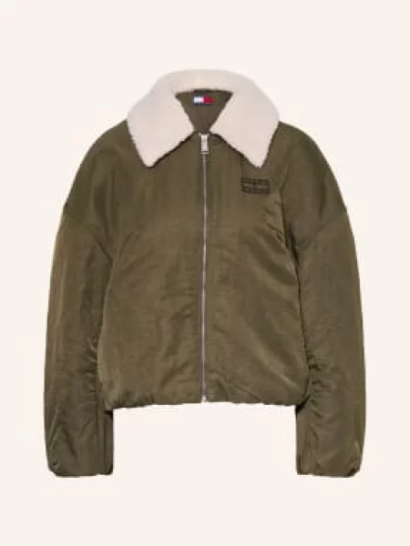 Džínová bunda Tommy Jeans bílá