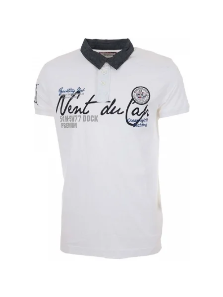 Tricou polo copii Vent Du Cap alb