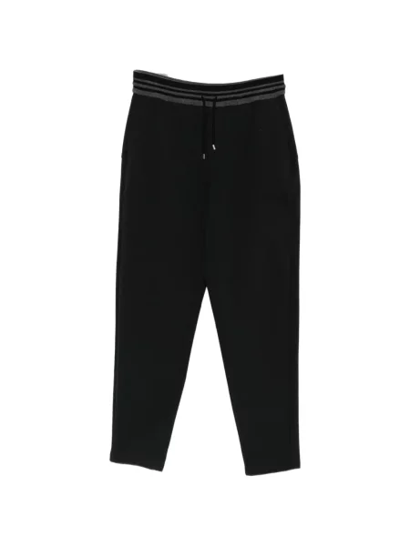 Pantaloni Panicale cu dungi alergare cu cordon negru