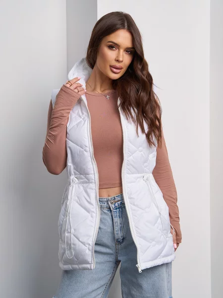 Жилет з утеплювачем ISSA Plus білий