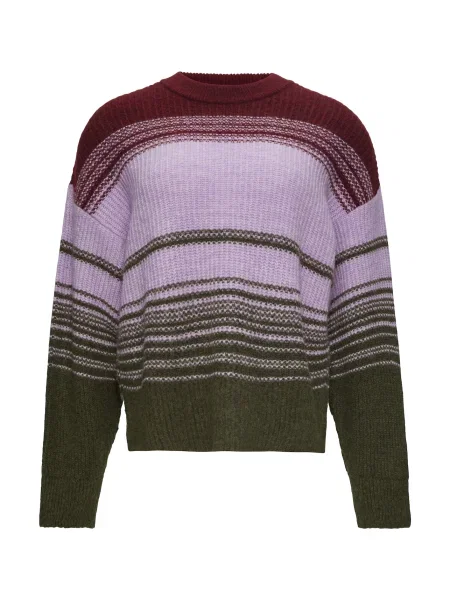 S.Oliver Pulover temno / sivka / ciklama zelena