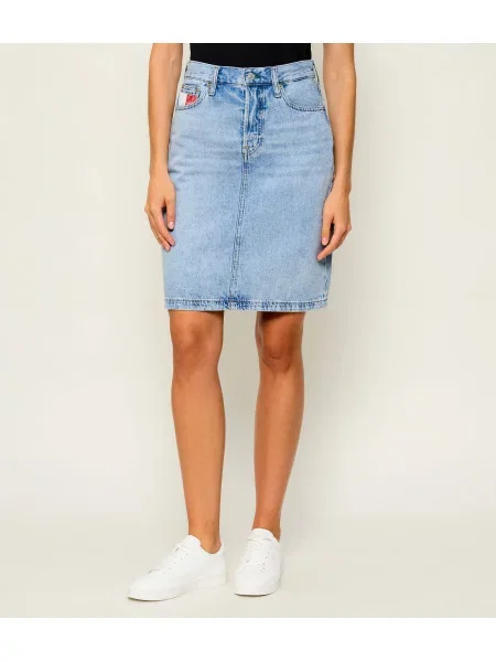 Tommy Jeans De blugi fustă Claire albastru