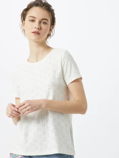 JDY Tricou Cathinka' alb