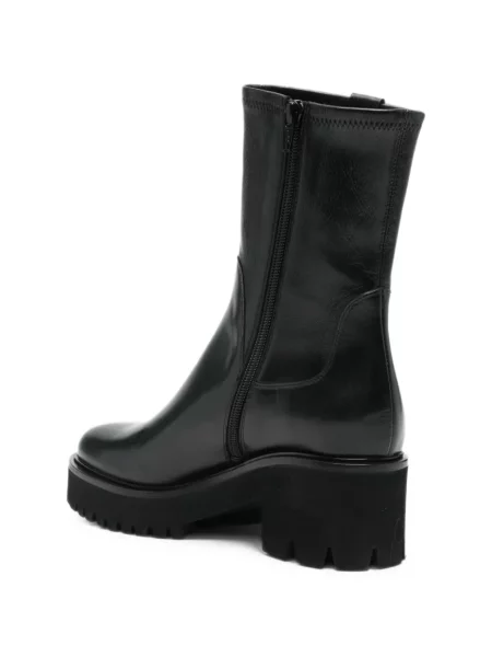 Cizme scurte Truman´s din piele chunky negru