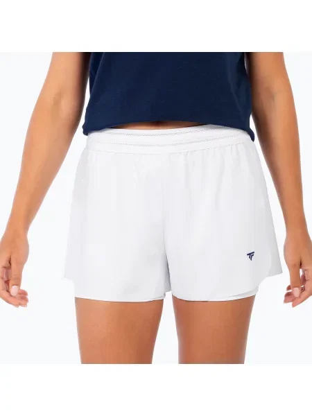 Короткие стрейчевые спортивные шорты Tecnifibre белые