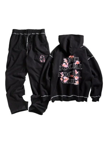 Pantaloni Anti Social Social Club negru