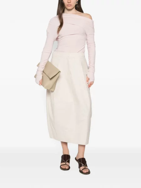 Top Patrizia Pepe drapat roz