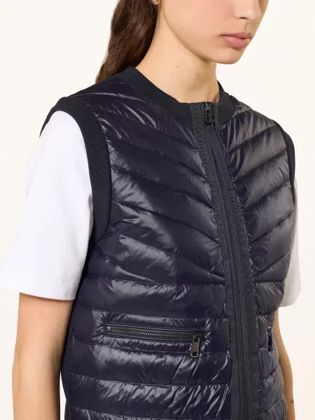 Bogner Kamizelka Puchowa Zira Z Mieszanki Materiałów blau granatowa
