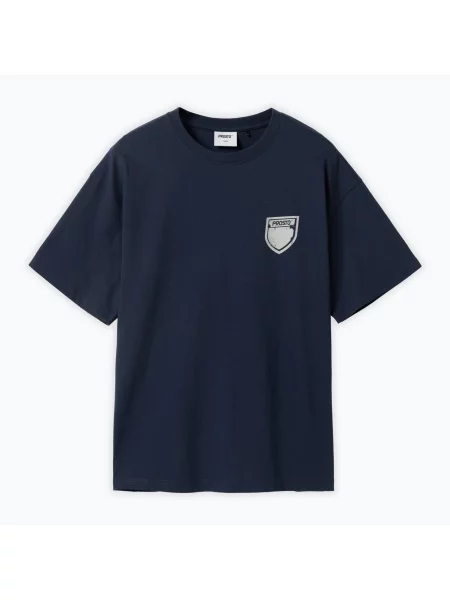 Tricou pentru bărbați PROSTO Splash Shield navy blue albastru