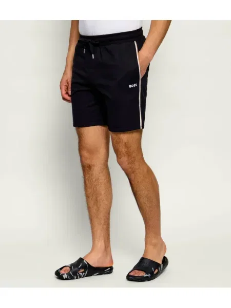 BOSS BLACK Pantaloni scurți Iconic negru