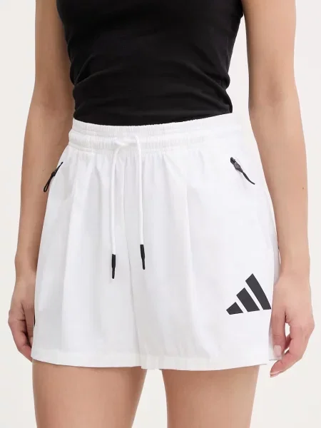 Adidas pantaloni scurți sport pentru femei Z.N.E alb