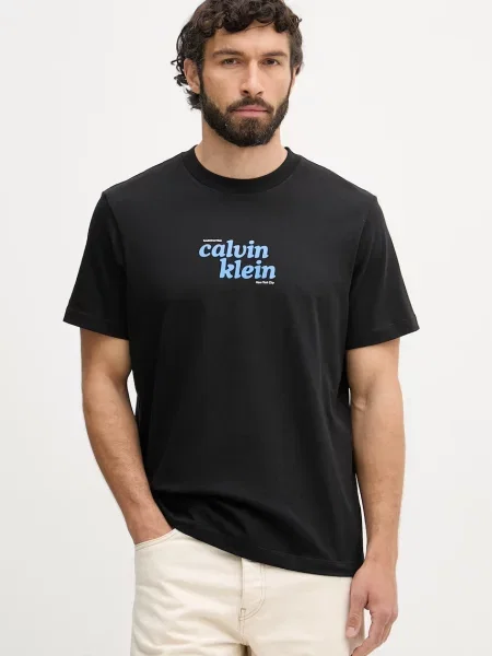Calvin Klein Jeans Tricou SS negru