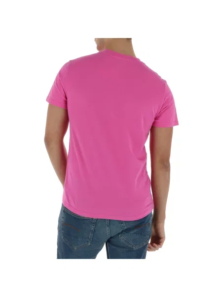 Retro majica Superdry s autogramom ružičasta