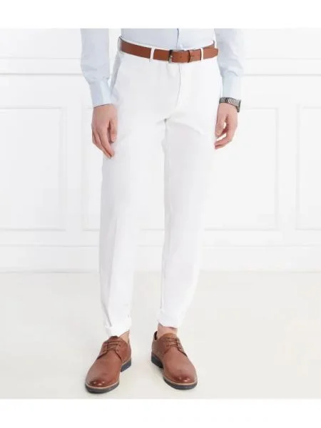 BOSS GREEN Pantaloni chino T_Phoenix alb