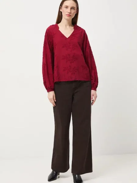 Блузка Medicine з аплікацією червоний