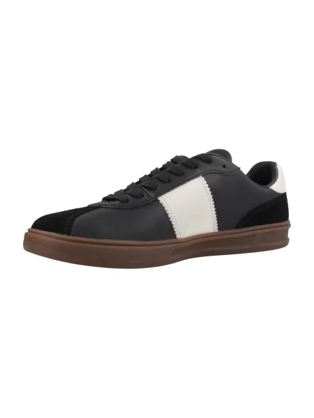 Pantofi Fred Perry din piele de căprioară negru