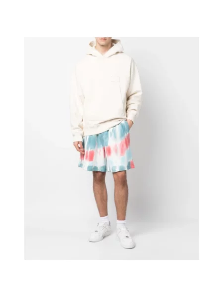 Tie dye szorty Dsquared2 z przetarciami wiązane