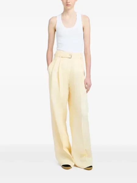 Pantaloni Proenza Schouler galben