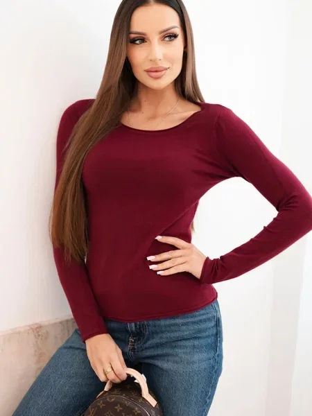 Pulover Kesi Włoski bordo