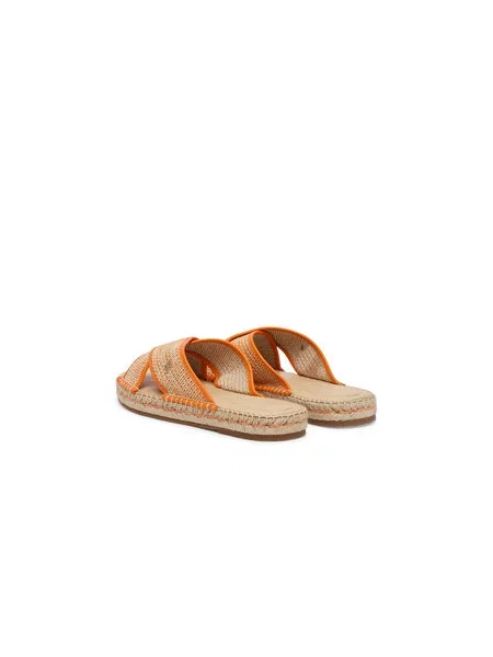 Espadrilky Tommy Hilfiger Monogram Espadrille oranžová