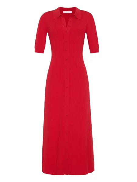 Rochie midi Adam Lippes roșu