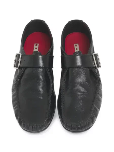 Pantofi loafer Marni din piele negru