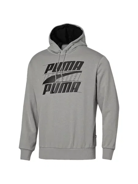 Hanorac cu glugă Puma gri