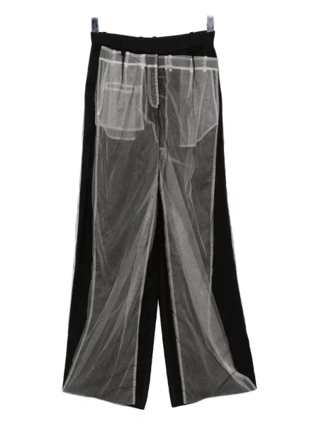 Pantaloni Quetsche din tul negru