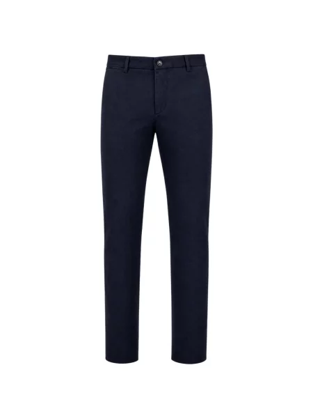 Pantaloni chino Borghese elegante albastru