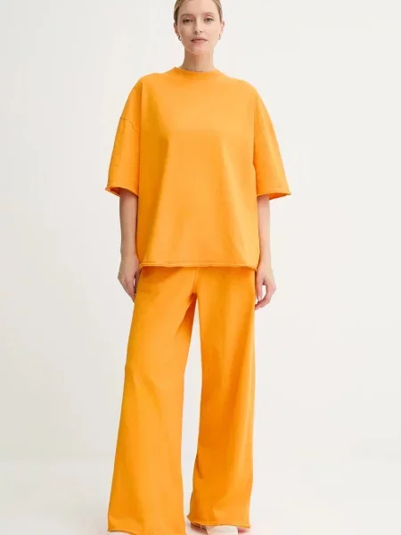 American Vintage t-shirt pomarańczowa