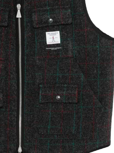 Vestă Engineered Garments cu buzunare cu clapetă gri
