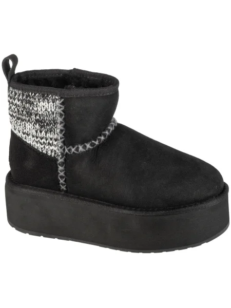 Pantofi Emu tricotate negru