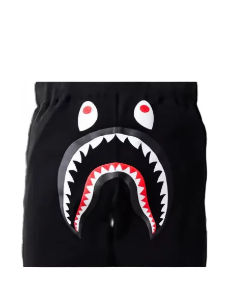 Pantaloni A Bathing Ape® cu imagine alergare negru