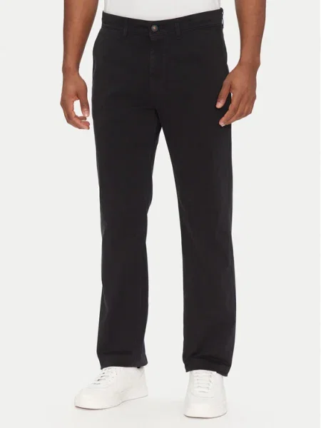 BOSS Pantaloni chino negru
