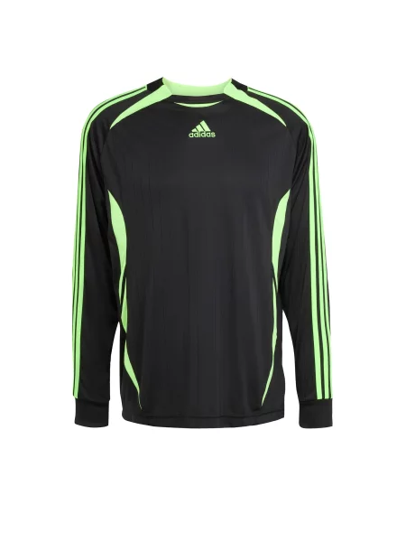 ADIDAS ORIGINALS Póló Teamgeist Adicolor neonzöld fekete