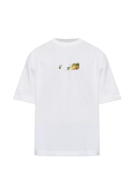 Tricou Off-white cu imagine alb