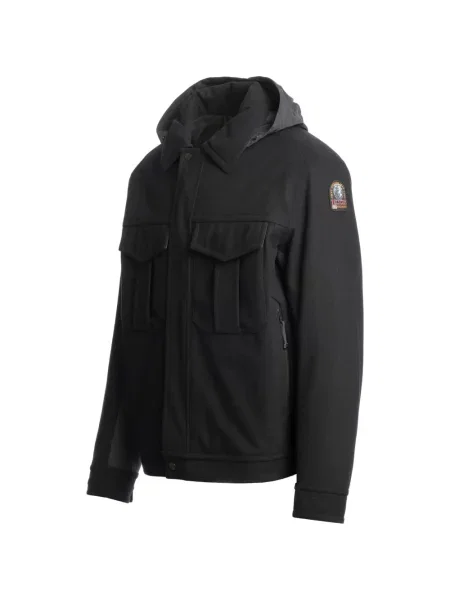 Geacă Parajumpers cu glugă negru