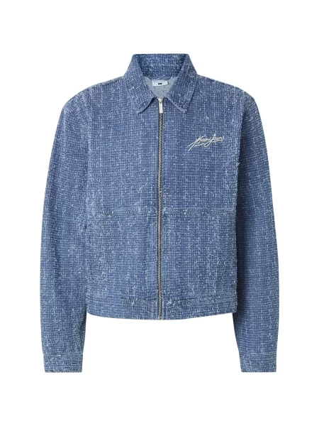 Karl Kani Prechodná bunda denim modrá