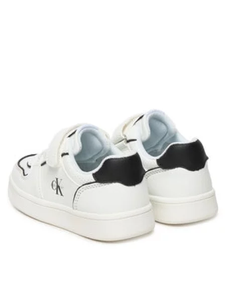 Calvin Klein Tenisice Low Cut Lace-Up/Velcro S bijela