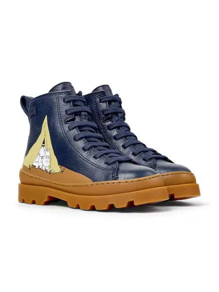 Camper čizme za djecu od kože Brutus TWS Kids by Moomin plava