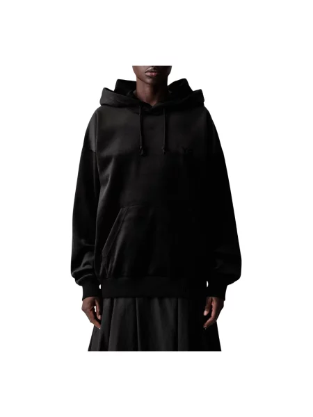 Bluza z kapturem Y-3 sztruksowa z kapturem czarna