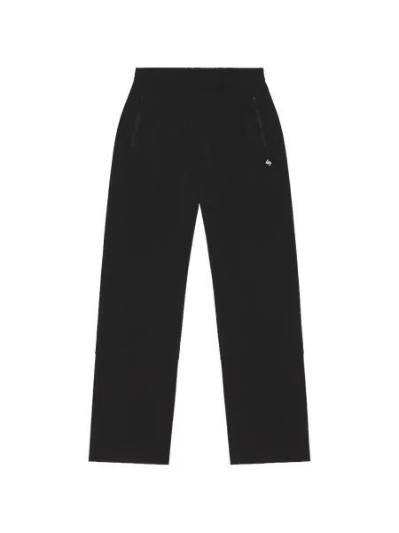 Pantaloni cu picior drept Represent alergare negru