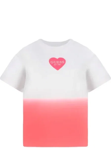 Guess Póló Színes Regular Fit fehér