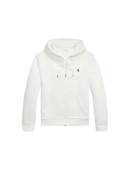 Polo Ralph Lauren bluza z kapturem gładka biały