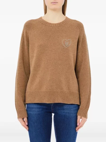 Pulover Liu Jo cu motiv cu inimi maro