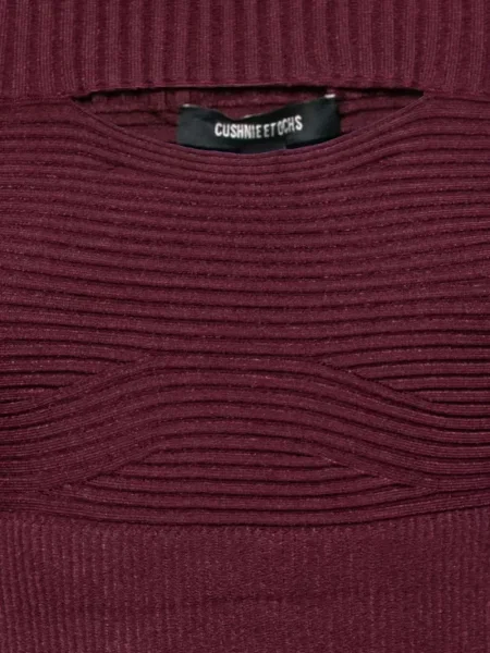 Pulover Cushnie tricotate roșu